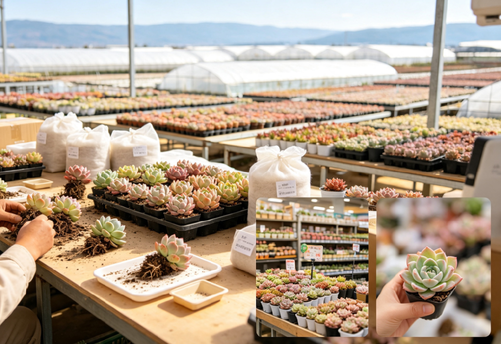 斗南多肉基地直供，全国花店绿植店进货首选渠道