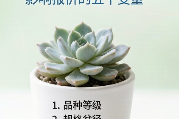 多肉植物大宗批发单价怎么算？影响报价的五个变量