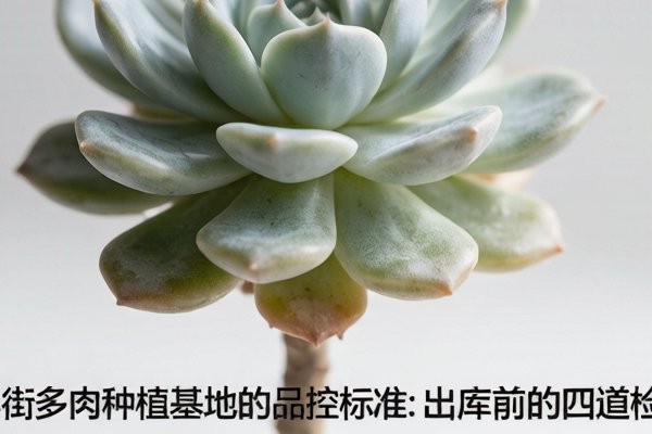 来小街多肉种植基地的品控标准：出库前的四道检查